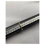 Vintage Sterling Silver Gemstone Engagement Ring Size 9