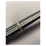 Elegant Sterling Silver Cluster Ring Size 10