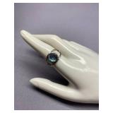 Sterling Silver Abalone Ring Size 8.5