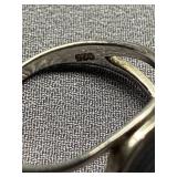 Sterling Silver Abalone Ring Size 8.5