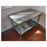 Stainless Steel Table, 48x30...