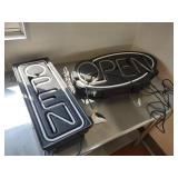 (2) Open Signs, Need Repair...