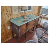 Vintage Dresser with Lamp...