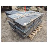 (6) Ace Rotomold Floats, 72x20x8...