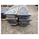 (6) Ace Rotomold Floats, 72x20x8...
