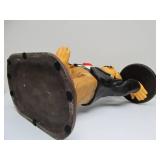 Figural Wine Holder Stand w/Tray