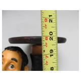 Figural Wine Holder Stand w/Tray