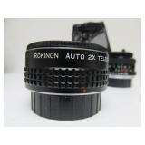 Vintage PENTAX Film Camera w/Zoom Lenses & Accessories