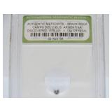 Set of 3 Genuine Authenticated Meteorites #1