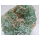 Large Green Fluorite Crystal Specimen