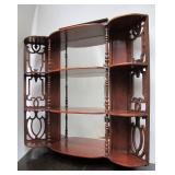 Very Nice Vintage 3-Tiered Mirrored Wall Shelf