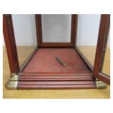 Awesome Original Antique PJ ROBERTS Knives Straight Parabola Razors Advertising Display Cabinet - Saint Paul