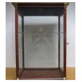 Awesome Original Antique PJ ROBERTS Knives Straight Parabola Razors Advertising Display Cabinet - Saint Paul