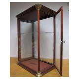 Awesome Original Antique PJ ROBERTS Knives Straight Parabola Razors Advertising Display Cabinet - Saint Paul