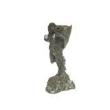 Nice Group of Vintage Pewter Sci-Fi Figural Woman Warrior Sculptures