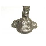 Nice Group of Vintage Pewter Sci-Fi Figural Woman Warrior Sculptures