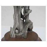 2 Larger Vintage Pewter Dragon Sculptures for Ral Partha