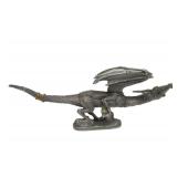 2 Larger Vintage Pewter Dragon Sculptures for Ral Partha