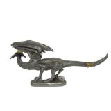 2 Larger Vintage Pewter Dragon Sculptures for Ral Partha