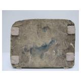 Very Cool Heavy Slate Slab Antique Thunder Bay Elevator Company Etched Advertising Display