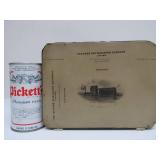 Very Cool Heavy Slate Slab Antique Thunder Bay Elevator Company Etched Advertising Display