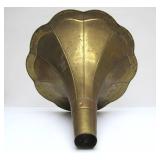 Large Vintage Brass Phonograph Horn
