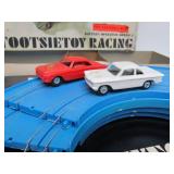 Vintage TootsieToy Slot Car Racing Set w/Cars