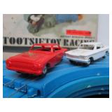 Vintage TootsieToy Slot Car Racing Set w/Cars