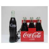 COCA COLA Bottle Telephone & Unopened 6-Pack