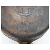 Old Vintage GRISWOLD No. 8 Cast Iron Skillet - 704H #3