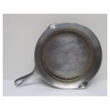 Old Vintage Hammered Cast Iron Chromed Skillet by Chicago Hardware Foundry - No. 87e
