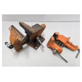 2 Quality Vintage PONY Bench Vises