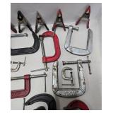 Large Lot of Assorted Woodworking etc Clamps