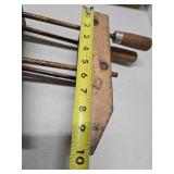 Lot of 4 Vintage JORGENSEN Wooden Woodworking Clamps