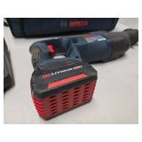 Working BOSCH Litheon Reciprocating Saw w/Battery, Charger & Carrying Case