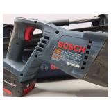 Working BOSCH Litheon Reciprocating Saw w/Battery, Charger & Carrying Case