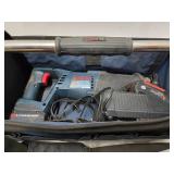 Working BOSCH Litheon Reciprocating Saw w/Battery, Charger & Carrying Case