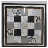 Large Framed Vintage BMW MOTORCYCLES Silk Scarf