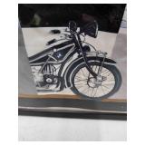 Large Framed Vintage BMW MOTORCYCLES Silk Scarf