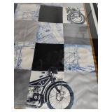 Large Framed Vintage BMW MOTORCYCLES Silk Scarf