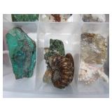 Excellent Estate Lot of Larger Size Exotic Stones, Minerals Fossils & More #1