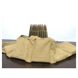 Original WW2 Ammo Belt w/Original Ammo