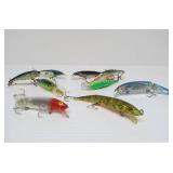 2 Sided Tackle Box Full of Fishing Lures