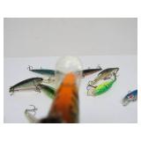 2 Sided Tackle Box Full of Fishing Lures