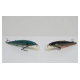 2 Sided Tackle Box Full of Fishing Lures