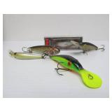 2 Sided Tackle Box Full of Fishing Lures