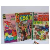 Estate Lot of Vintage Comic Books including Many Superhero Comics