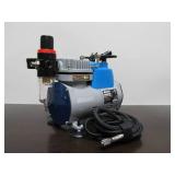 Like-New or New AVANTI Airbrush Compressor w/Accessories & Many Jars of Paint