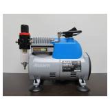Like-New or New AVANTI Airbrush Compressor w/Accessories & Many Jars of Paint