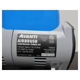 Like-New or New AVANTI Airbrush Compressor w/Accessories & Many Jars of Paint
